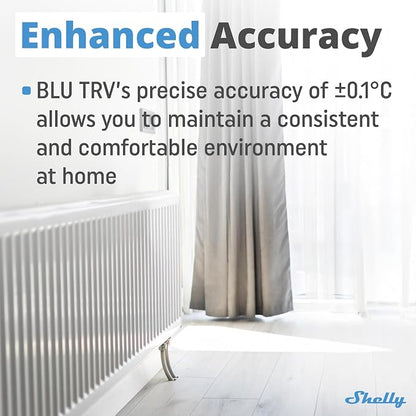 Shelly Blu TRV & Blu Gateway Gen3, Smart Thermostatic Radiator Valve, - Image 5