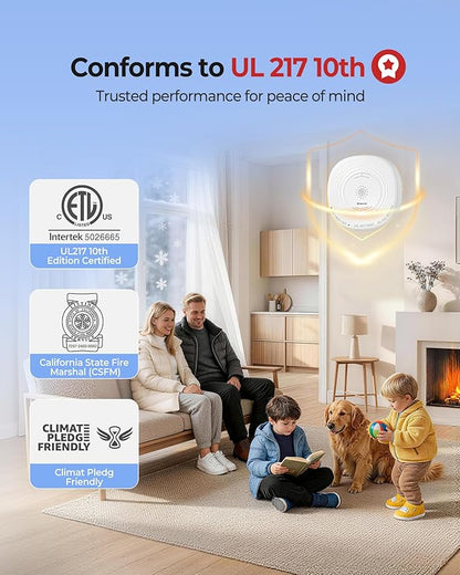 Heiman Smoke Detector 10-Year Sealed Battery Powered, UL 217 10th Certified - Image 3