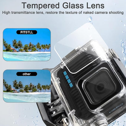 FitStill 196FT/60M Underwater Waterproof Diving Housing Compatible - Image 4