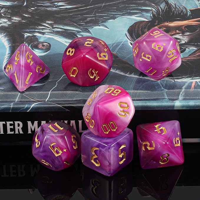 QMAY DND Dice Set -D&D Polyhedral Dice - Image 4