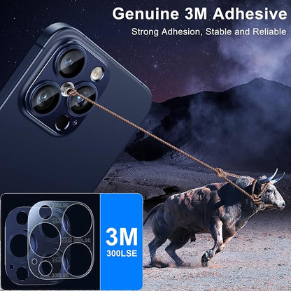Esanik 2 Pack for iPhone 15 Pro/iPhone 15 Pro Max Camera Lens Protector - Image 5