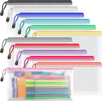 Umriox Zipper Pencil Pouches, 9.2 x 4.7 in, Pencil Pouches Bulk by UMRIOX