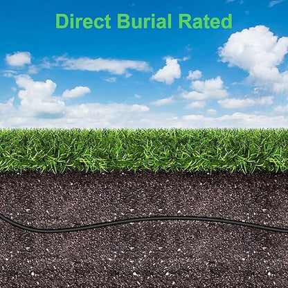 50FT Cat6 Outdoor Ethernet Cable, Heavy Duty Direct Burial, 24AWG CCA Patch Cord - Image 6
