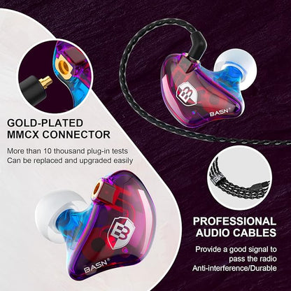 BASN Professional in Ear Monitor Headphones - Image 3