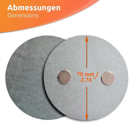 ECENCE Magnetic Smoke Detector Installation Tool 2pcs Magnetic Adhesive Pads - Image 5