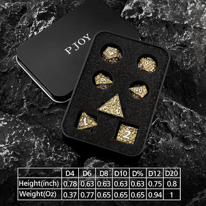 PJOY Metal D&D Dice Set for Dungeons and Dragons Dice - Image 6