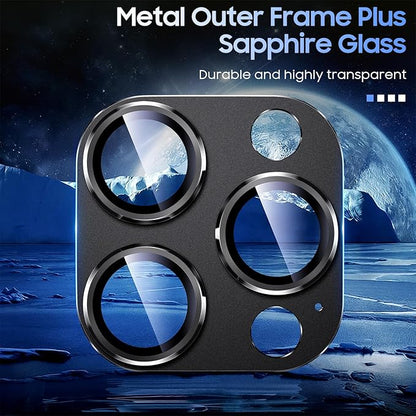 Uyiton Compatible with iPhone 15 Pro/iPhone 15 Pro Max Camera Lens Protector - Image 4