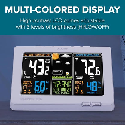 La Crosse Technology Wireless Atomic Digital Color Forecast Station - Image 4