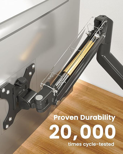 ErGear Single Monitor Arm for 13-34 inch Screens, Adjustable Gas Spring Monitor - Image 5