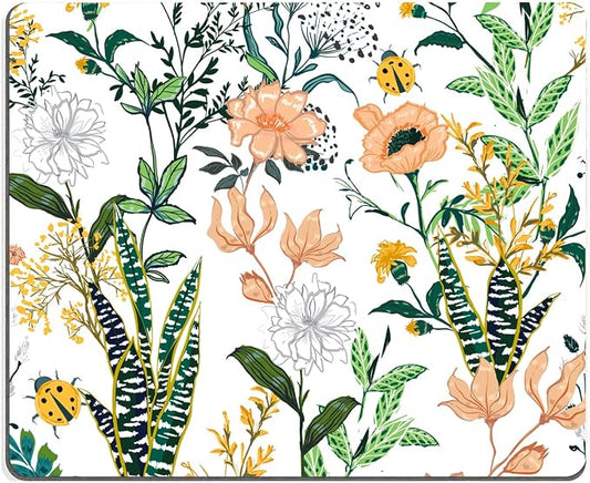 Mouse Pad, Beautiful Floral Mouse Pad, Personalized Waterproof Mousepad by EASTSMOOTH