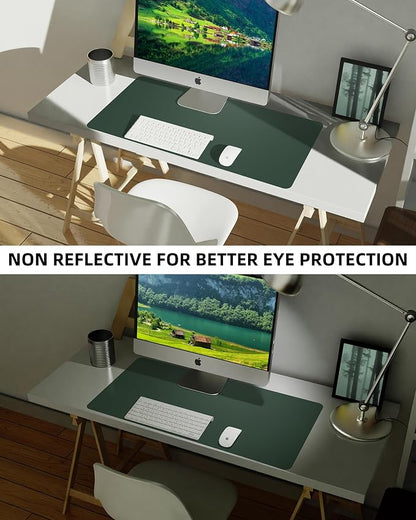Non-Slip Desk Pad, Mouse Pad, Waterproof PU Leather Desk Protector, Ultra Thin - Image 6
