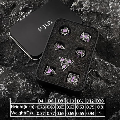 PJOY Metal Dice Set D&D for Dungeons and Dragons Dice - Image 6