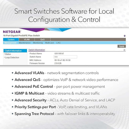 NETGEAR 24-Port Gigabit Ethernet Smart Switch - Image 3