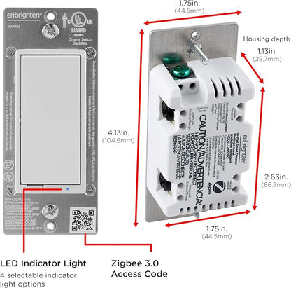 Enbrighten 43080 Zigbee in-Wall Smart Paddle Dimmer - Image 5