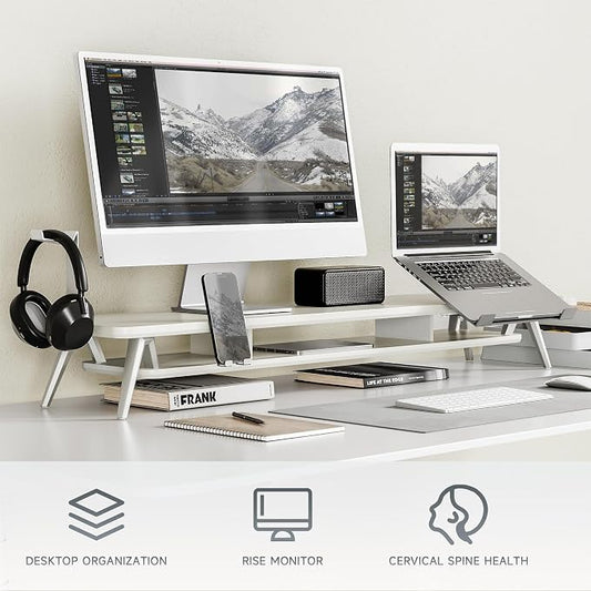 Fenge Dual Monitor Stand, Monitor Riser - Image 2