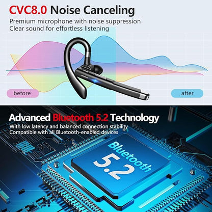 Bluetooth Headset, Wireless Earpiece - Image 5