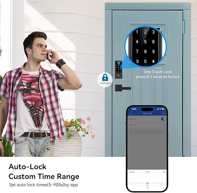 BEBASIA Smart Fingerprint Door Lock - Image 5