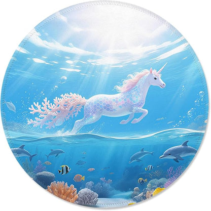 ITNRSIIET Mouse Pad Non-Slip Rubber Base Smooth Surface Stitched Edges by +ITNRSIIET