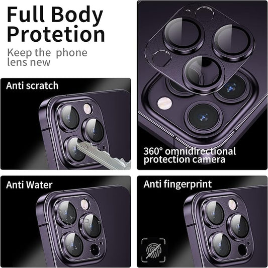 Camera Lens Protector for iPhone 14 Pro/iPhone 14 Pro Max, Alloy Metal Camera - Image 2