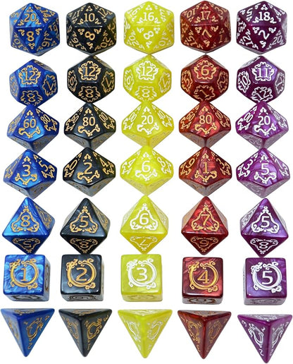 SmartDealsPro Retro Polyhedral Dice Sets - Image 2