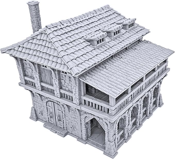 The Warehouse by Printable Scenery, 3D Printed Tabletop RPG Scenery and Wargame by EnderToys