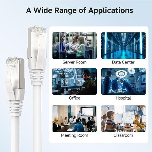 Cable Matters 40Gbps Shielded Cat 8 Ethernet Cable - 5ft - Image 7