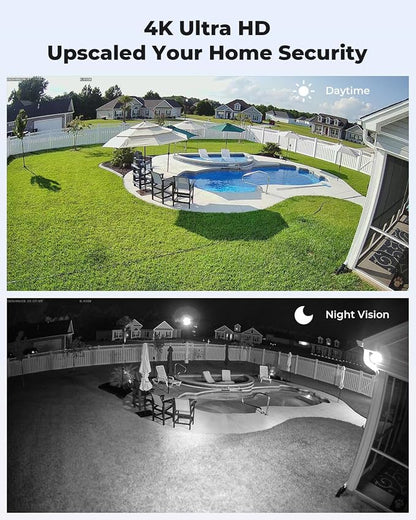 H.VIEW 4K Security Camera System, 4K/8MP 8CH NVR - Image 2
