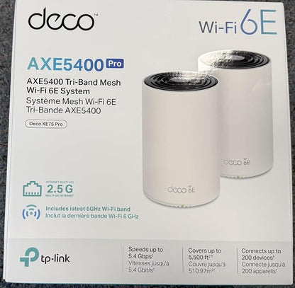 TP-Link Deco XE75 Pro AXE5400 Tri-Band WiFi 6E Mesh System - Image 11