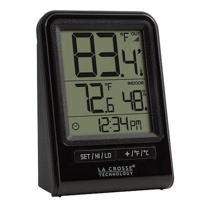 La Crosse Technology 308-1409BT-CBP Black Wireless Temperature & Humidity by LaCrosseTechnology
