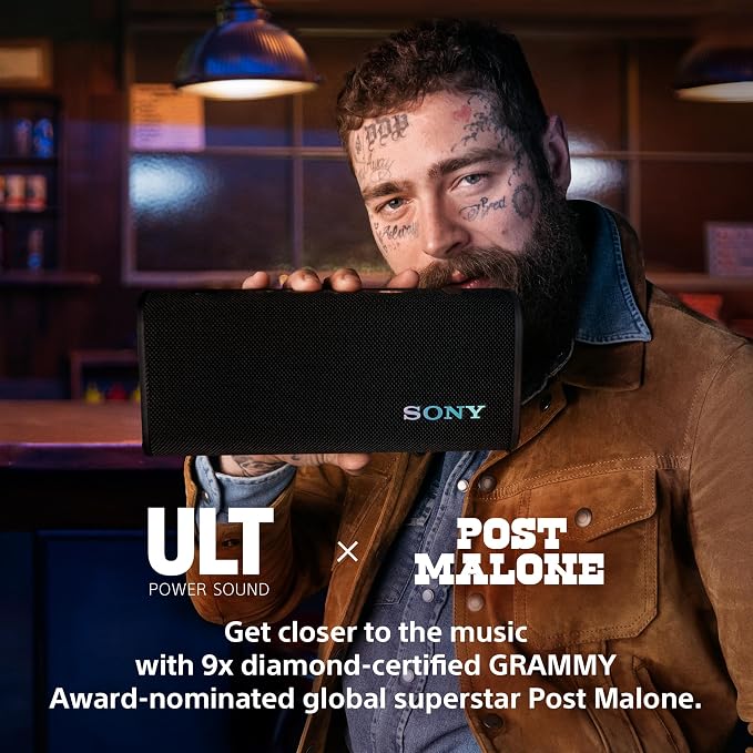 Sony ULT Field 3 Wireless Portable Bluetooth Speaker, IP67 Waterproof, and - Image 2