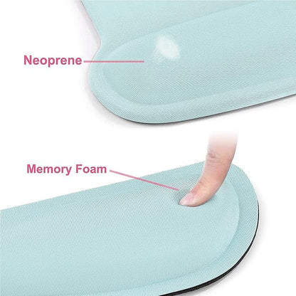 MOSISO Wrist Rest Support for Mouse Pad & Keyboard Set, Ergonomic Mousepad - Image 4