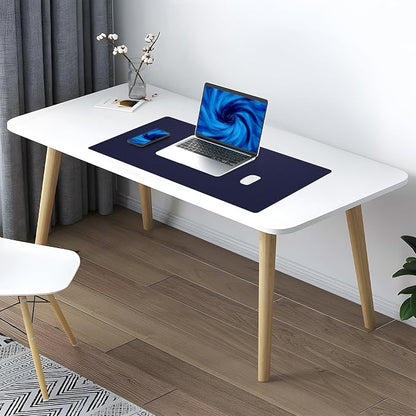 AFIING Dual-Sided Desk Pad, Natural Cork & PU Leather Large Mouse mats - Image 6