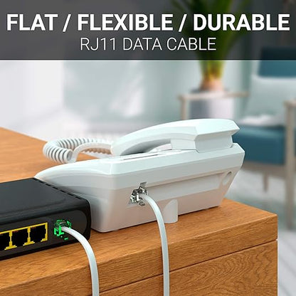 G-PLUG 3FT RJ11 Cable Phone Cord - Image 2