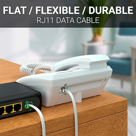 G-PLUG 30FT RJ11 Cable Phone Cord - Image 2
