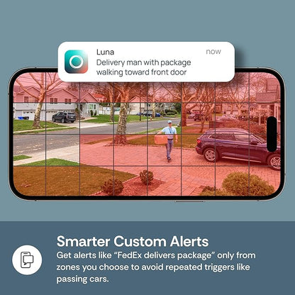 Luna 2K QHD Security Camera Indoor/Outdoor, 2.4GHzWired IP65 WiFi Camera - Image 5