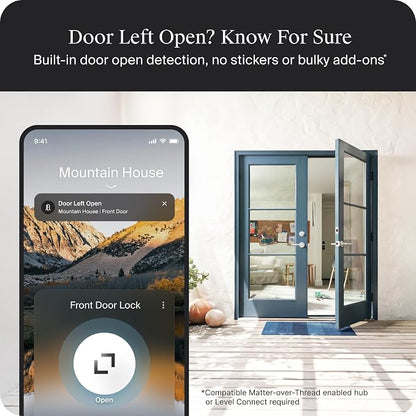 Level Lock Pro - World’s Smallest, Innovative Smart Lock - Matter-Over-Thread - Image 7