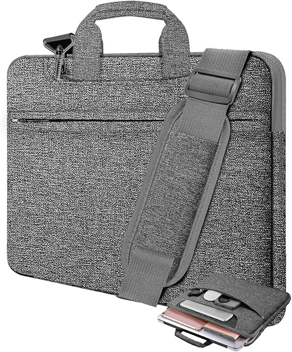 Universal Laptop Shoulder Bag 13-17.3 Inch Shockproof Briefcase by Hseok