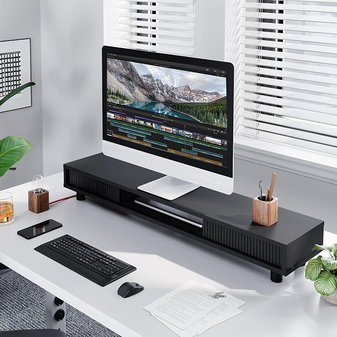Fenge Dual Monitor Stand, 42.5inch Long Monitor Stands Riser - Image 7
