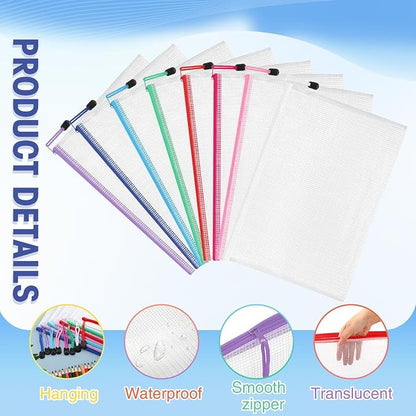 Jetec 32 Pcs Mesh Zipper Bags Toy Storage Bikini Organizer Bag Bolsas Para - Image 3