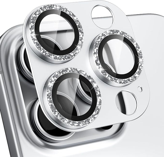 beuxece Compatible for iPhone 16 Pro/iPhone 16 Pro Max Camera Lens Protector by Beuxece