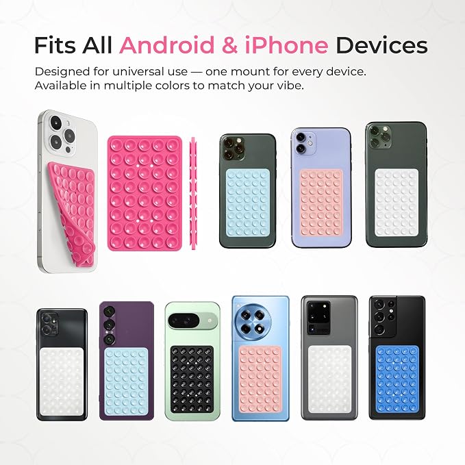 SUCKY Silicone Suction Phone Case Adhesive Mount - Image 6