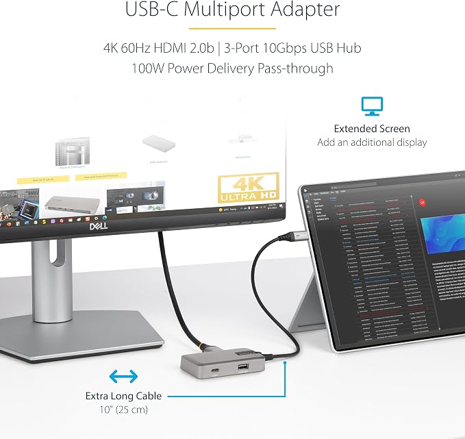 StarTech.com USB C Multiport Adapter - Image 2