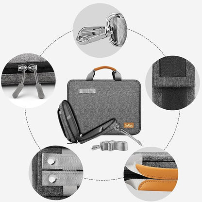 Laptop Case 15.6 Inch Briefcase Military-Grade Protection - Image 5
