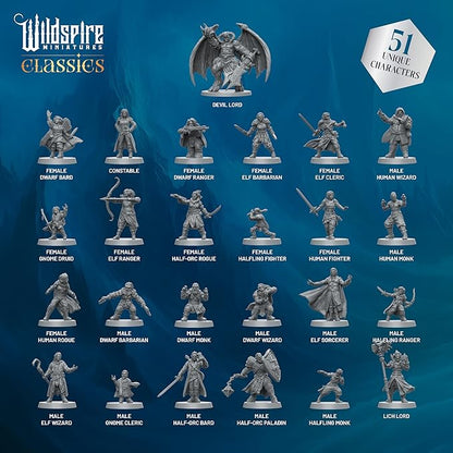 Classic Heroes - Mercenary Guild - 51 Paintable Characters - Image 3