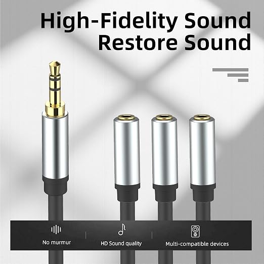 3.5mm Stereo Audio Splitter Cable - Image 4