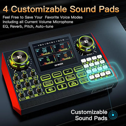 Audio mixer, suitable for live streaming, and gaming on computers/phones; - Image 5