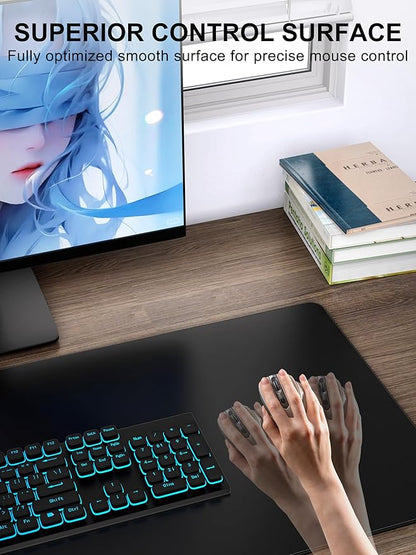 TopMade Mouse Pad with 15W Wireless Charging & Phone Holder, 31.5" x 15.75" XXL - Image 4