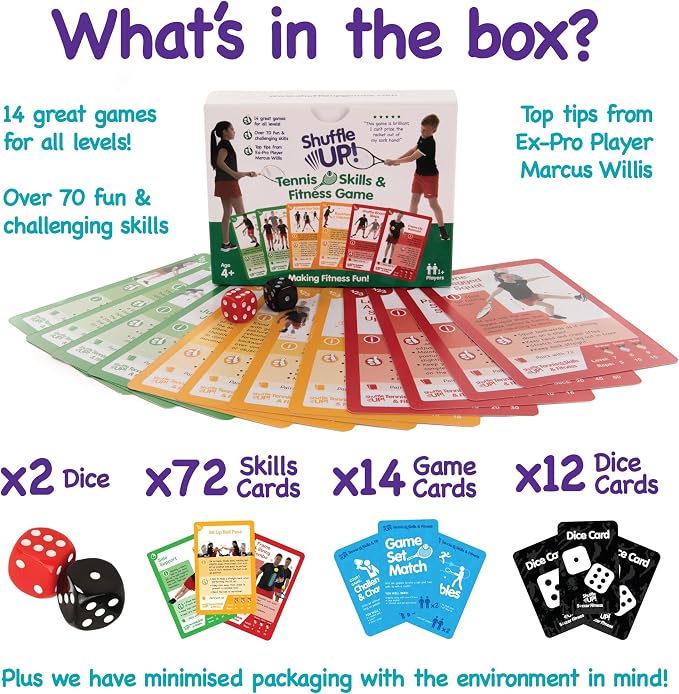 Shuffle Up Tennis Card Games - Image 3