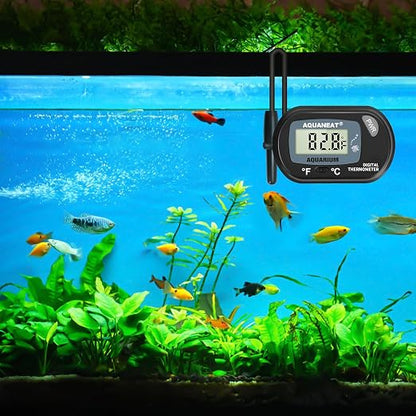 AQUANEAT Aquarium Thermometer, Fish Tank Thermometer, Digital Temperature Test - Image 5
