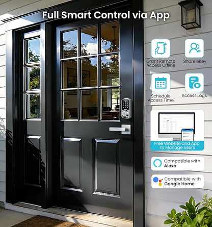 Veise VE07-L Fingerprint App Control Smart Locks - Image 5